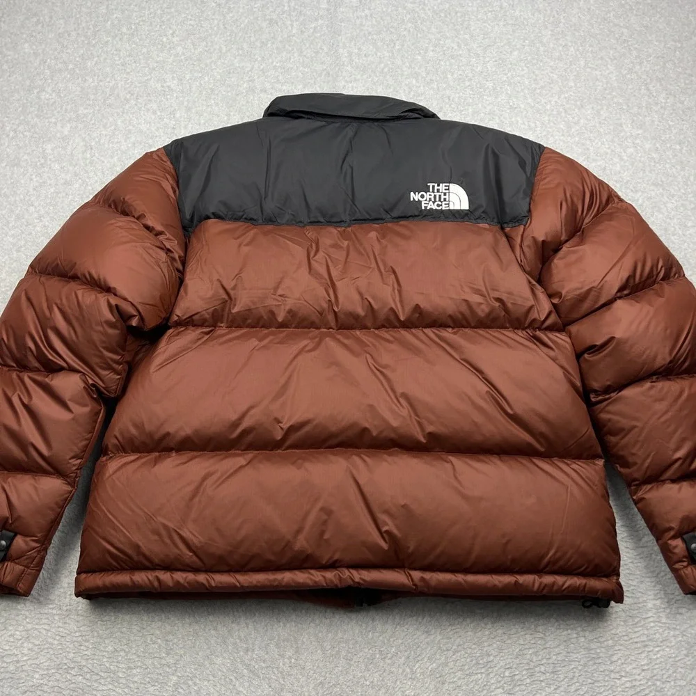 NEW North Face 1996 Retro Nuptse Jacket Mens Large Ember Soil 700 Down Coat 3C8D